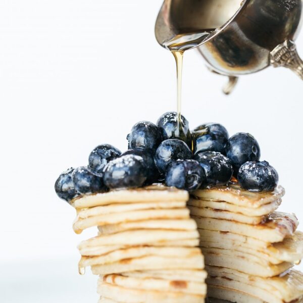 Gluten-Free Pancakes with Mascarpone Cream